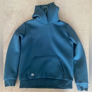 Mens Greyson Clothiers Golf Spacer Longsleeve Hoodie Sea Blue Size Small